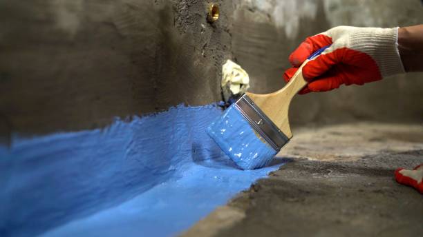 Commercial Waterproofing project at a Clinton, NC business property by SJ Waterproofing Pros